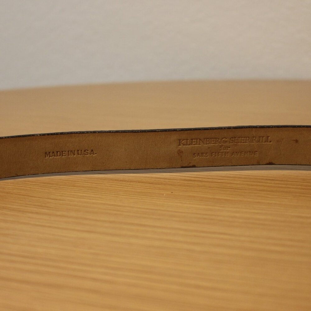 Kleinberg Sherrill Python Skin Belt - image 5